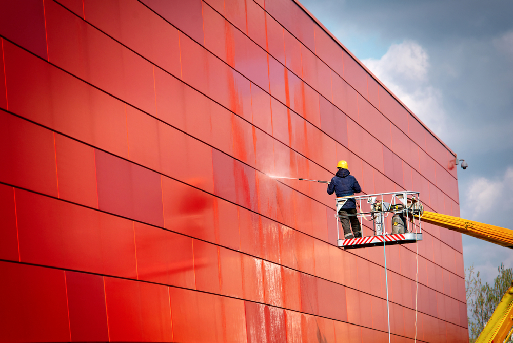 building facade cleaning